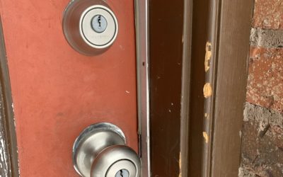 Installing New Doorknob and Deadbolt